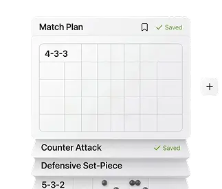 my tactic board tactical library storing saved football formations and plays